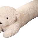 Bear Plush Pillow - 47 inch Long Plush Bear - Birthday, Christmas, Valentine's Day Gift for Kids Boys Girls (White)