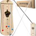 Hook and Ring Toss Game Bottle Opener Ring Toss Game for Indoor Outdoor Party Man (Fun & Competitive Version- Big Size)