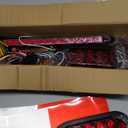 6 Inch Oval Led Trailer Lights Kit with Mounting Bracket, Sealed Submersible Stop Brake Trailer Tail Light Kit, Lights Bar and Wiring Harness for Boat RV Truck