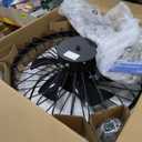 Depuley Outdoor Ceiling Fan with Light: 20 Inch Waterproof Gazebo Fans with Lights Outdoor Hanging - Plug in Remote App Control Caged Fans for Patios Pergola Porch Canopy - 6 Speed Black