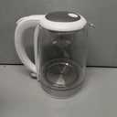 Cosori Electric Kettle, No Plastic Filter & Spout, Tea Kettle & Hot Water Boiler For Coffee & Tea, Water Heater & Teapot, Automatic Shut Off, Borosilicate glass, White, 1.7L/1500W (1.8 Quarts)