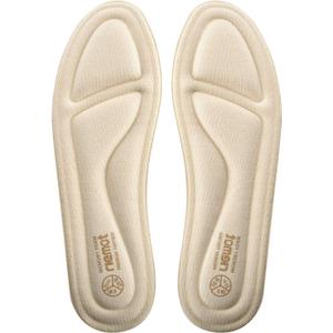 riemot Womens Memory Foam Insoles Super Soft Replacement Innersoles for Running Shoes Work Boots Comfort Cushioning Shoe Inserts Beige Size US 5.5 / EU 36.5