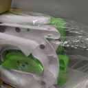 SKYROKU Potty Training Seat for Toddlers – 2in1 Adjustable potty ladder with Step Stool, Anti Slip Cushion, Splash Guard & Extra Wide Pedals, Supports 200+ lbs, Ideal for Boys & Girls (8899Green)