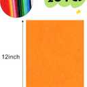 Felt Sheets for Crafts, 8x12 Inch Assorted Colors Craft Supplies, 1mm Thick Nonwoven Felt Fabric Rectangle, Crafts DIY, Sewing, Patchwork, Card Making and Art Projects (Pack of 20)