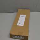 IFELS Heavy Duty Curtain Rods for Windows 66 to 120 Inch,1 Inch Adjustable Black Curtain Rod with Easy Installation and Modern Design,Decorative Long Drapery Rods with Metal Finials (A1,Black,30-120")