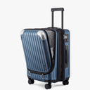 LEVEL8 Grace Carry on Luggage Airline Approved, 20 Inch Expandable Hard Sided Luggages with Spinner Wheels, Harshell Small Rolling Suitcase for Women Men with Tsa Lock, Blue