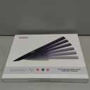 OOU Steak Knives Set of 6, 4.5" German High Carbon Stainless Steel Steak Knife Set, Serrated Steak Knives, Dishwasher Safe & Rust-Resistant Kitchen Knife Sets