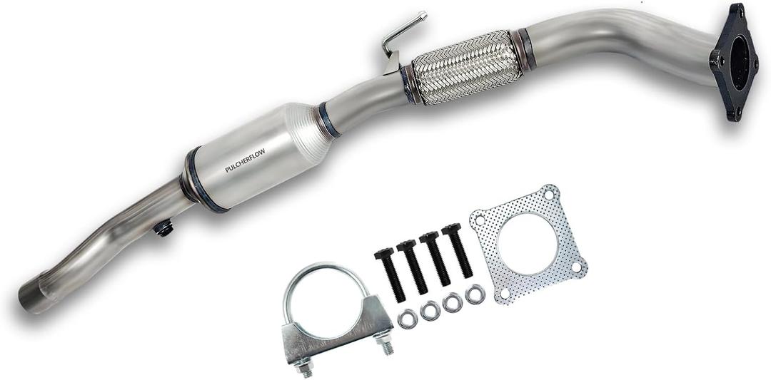 Catalytic Converter Compatible with 2002-2006 Volkswagen Golf, 2001-2005 Jetta, 2002-2005 Beetle 2.0L Catalytic Convertor High Performance 1-O2 Port(EPA Compliant)