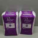Poise Incontinence & Postpartum Pads for Bladder Leaks, 4 Drop Moderate Absorbency, Long Length, 108 Count,