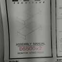 TEAMIX 2 Pack Monitor Stand Riser-20 inch, Wooden Tabletop Shelf for TV/PC/Laptop/Printer, Rustic Brown Monitor Riser with Storage, Computer Stand Ergonomic Design