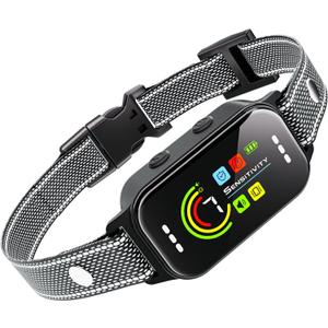 Dog Bark Collar,Bark Collar for Large Medium Small Dogs 8-130lbs, Smart AI Barking Collar,Bark Training Collar