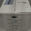 Hanherry 4 Inch Foldable Mattress Single Size, Tri-Folding Portable Memory Foam Topper Floor Bed with Storage Bag, Washable Cover for Travel, Camping, RV, Guest