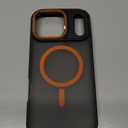 Magnetic 3 in 1 for iPhone 17 Pro Max Case, [Omni-Directional Protection] with 1x Screen Protector + 1x Camera Cover, [Seamless Work with Magsafe] Protective Case for iPhone 17 Pro Max Cosmic Orange