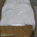 Amazon Basics Hypoallergenic Quilted Mattress Topper Pad, 18 Inches Deep, Twin XL, White