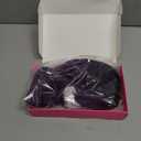 FAELBATY Purple Wig With Bangs Short Bob Synthetic Cosplay Wig for women Costume Wigs (12" Ombre Dark Purple Color)