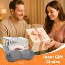 Smooth Triple Fusion 3-in-1 Lumbar Pillow Back Massager with Heat, Vibration & Traction Rechargeable Cordless for Deep Tissue Pain Relief & Relaxation at Home & Office Gift Idea