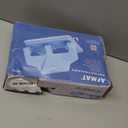 AFMAT 3 Hole Punch Heavy Duty, 40-Sheet Three Hole Punch, 50% Reduced Effort, 3 Hole Puncher for Binder w/Large Chip Tray, 9/32" Holes Diameter, Metal Paper Puncher for Home/Office/School, HP14(Cyan)