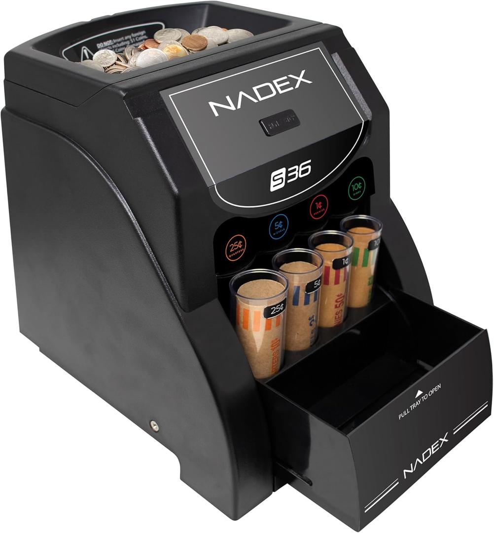 Nadex 36SN Automatic Coin Sorter and Wrapper