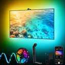 KANTUTOE TV LED Backlight Sync to Screen, 20.34ft LED Lights for 65-100 Inch TVs & PC Monitors, Smart App Control TV Lights That Change with TV, Backlight with Camera, Music Sync Strip Lighting