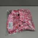Wenrine Womens Mini Shirt Dress Casual Floral Sleeveless Collared Button Down Summer Dresses Pink, Small
