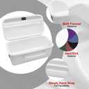 LTGEM Case Compatible with Bose SoundLink Max Portable Bluetooth Speakers with Shoulder Strap, White(Case Only)