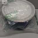 Moxinox Blue Mixing Bowls with Airtight Lids, Stainless Steel Nesting Mixing Bowls Set of 7, Ideal for Baking, Prepping and Serving Food, Size 7, 3.6, 2.7, 2.1, 1.5, 1.1,0.8 QT, Stackable Design