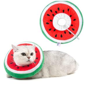 Adjustable Cat Cone Collar Soft, Cute Cat Donut Collar After Surgery, Kitten Recovery Cones to Stop Licking