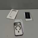 Misea Magnetic for iPhone 17 Pro Max Case Compatible with MagSafe [Never Yellowing] [Military Grade Drop Protection] Full Camera Lens Protector Plating Soft Clear Phone Case for Women, Black