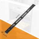 W10310922 Range Oven Door Vent Trim-Compatible with Whirlpool WPW10310922 Genuine OEM, Compatible with Whirlpool Oven Door Replacement, Black Replacement Part - Replaces W10144870, W10118391