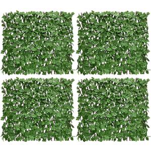 Expandable Fence Privacy Screen for Balcony Patio Outdoor,Decorative Faux Ivy Fencing Panel,Artificial Hedges