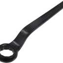 Oedema 30mm Slogging Ring Wrench High Tensile Hand Tool Alloy Steel Single Box End Ring Type Wrench, Black