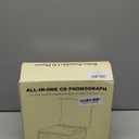 CD Player with Built-in Speakers Bluetooth Retro Portable CD Players for Home Music Player with Remote Control Headphone Jack Walnut Brown