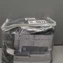 NAISI Sectional Couch Covers 8 Pieces Velvet Couch Cushion Covers L Shape Soft Stretch Sofa Slipcovers with 2pcs Pillowcases for Left/Right Chaise Sectional Couch(3 Seater+1 Chaise+4 Back,Dark Grey)