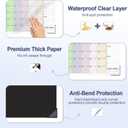 2 x Desk Calendar 2026-2027, 18 Months Calendar from Jan. 2026 to Jun. 2027, 17" x 12" Large Desktop/Wall Monthly Calendar with Corner Protectors, Ample Space  Target for Home, School, Office (Colorful)