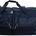 Rockland Rolling Duffel Bag, Black, 22" (36")