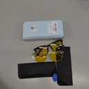 livho High Tech Blue Light Glasses - Advanced 99% Blue Light Blocking Computer Glasses - Anti Eyestrain & UV Glare Protection (*B1 Light Black+clear)
