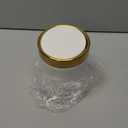 Mini Trash Can with Lid, 1.5 Liter / 0.4 Gallon Small Metal Desk Garbage Bin for Countertop, Coffee Bar, Vanity  White