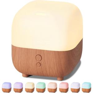 InnoGear 150ml Essential Oil Diffuser, 5-in-1 Diffusers for Home Scent 8 LED Color Aromatherapy Diffuser Air Desk Mini Humidifier Small Vaporizer Aroma Diffuser for Computer Laptop Office, Medium (Yellow)