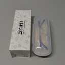 Rimless Reading Glasses for Women, Rectangle Blue Light Blocking Readers With Tinted Edge (Tortoise)