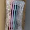 Tenceur 6 Pcs Turn in Trays Classroom, Pastel Paper Tray for Classroom Organization and Storage Stackable Plastic Book Baskets Teacher Organizers for Library Drawers Office Desk (13.3 x 9.5 x 2.7 Inches)