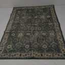 3x10 Runner Rug for Hallway Washable: Non Slip Kitchen Rugs with Rubber Backing Soft Waterproof Mats Stain Resistant Indoor Vintage Carpet Runner for Bedroom Bathroom Laundry Entryway Green/Beige