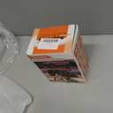 Portable Air Pump for Car Tires, 150 PSI Tire Inflator Cordless with LED Light, Auto Shut-off Air Compressor Bike Tire Pumps with Pressure Gauge for Car Bicycle Motorcycle Ball, Gifts for Men & Women (Black&orange)