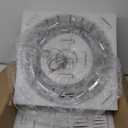 9-Light Chrome Crystal Chandelier, 20IN Modern Pendant Ceiling Light Fixture, Stainless Crystal Ceiling Hanging Light for Living Room Bedroom Dining Room Kitchen Hallway Foyer Home, E12 Base