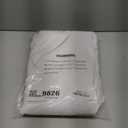 Surmente White Table Skirt for Rectangle Tables-14ft Black Skirting for Teacher Desks, Weddings, Banquets, or Parties