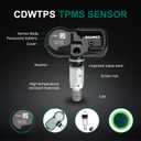 CDWTPS TPMS Tire Pressure Monitor Sensor, 4-Pack fit Toyota Lexus Camry Scion-Avalon, Camry, Corolla, Highlander, Prius, Rav4,Yaris, ES LS GS Series Replace#4260733011 PMV-107J-315MHZ