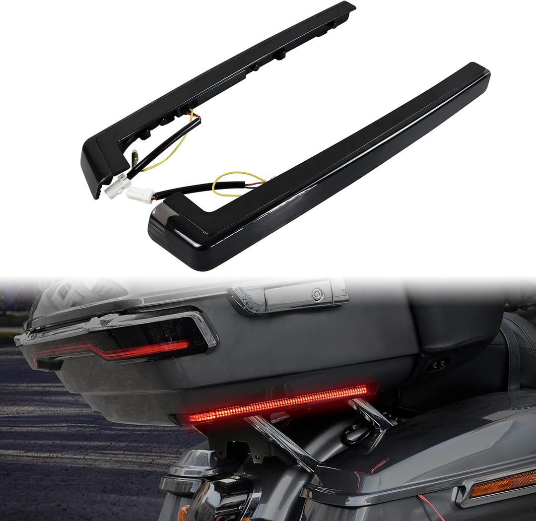 Smoke Lens Tour Pack Accent Side Marker LED Light Kit w/Turn Signal Light for Harley Davidson Touring Road Glide Street Glide Electra Glide Ultra Limited Tri Glide CVO 2006-2024 Accessories