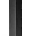 53" Galvanized Steel Mailbox Post, Rustproof 4x4 In-Ground Mount