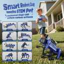 Smart Robot Dog - Interactive STEM Toys with Voice & Remote Control, 30+ Lifelike Actions, Programmable Play, 25m Range, Durable & Safe - Best Gift for Kids 6-12