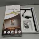 Picture Light, Wireless Picture Light with Remote, Battery Operated 5000mAh, 3 Color Modes and Dimmable LED Lights with Timer for Paintings, Gallery, Wall, Dartboard, Bedroom (Black-1Pack)