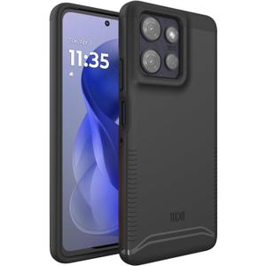 TUDIA Merge [Military Grade] for Motorola Moto G Power 2025/2026 Case 5G - [Drop Tested] Dual Layer Shockproof Slim Rugged Grip Heavy Duty Phone Cases Cover - Black